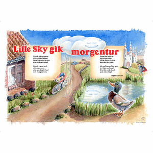 Lille Sky gik morgentur